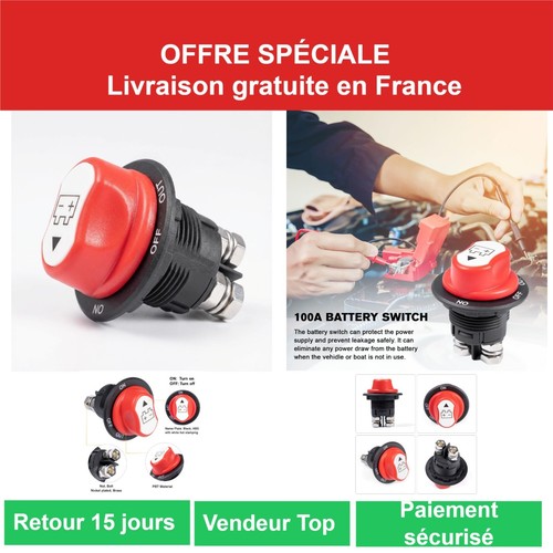 Coupe circuit batterie 12v - circuit,