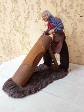 Santon ancien habillé le - habillé,