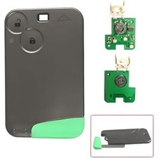Carte clé complète vierge 2 boutons ID46 pour Renault Laguna 2 Espace 4 Velsatis