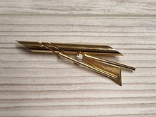 Broche ancienne fleurs pierre