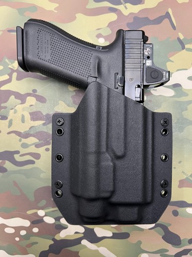 Black kydex light holster for - black,