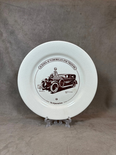 Assiette faïence gien - assiette,