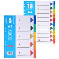  2 Pcs Intercalaires Classeur