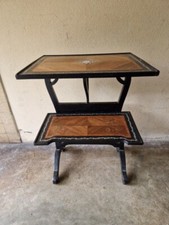 Alphonse Giroux Sublime table à plateau basculant Napoléon III thé desserte