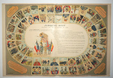 JEU DE L'OIE - Nouveau jeu de la Guerre de 1914 - 560 x 380 mm