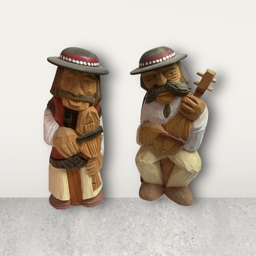 Lot santons en bois - 2,