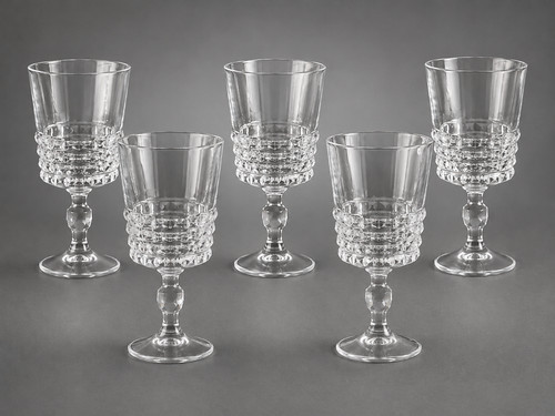 Lot verres cristal taillé - lot,