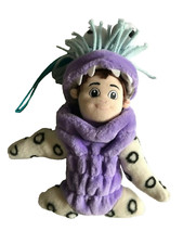 10⚜️ Peluche Pochette Bouh Déguisée en Monstre De Monstres & Cie Jemini 25 Cm