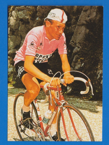 Cyclisme carte cycliste - carte, michel