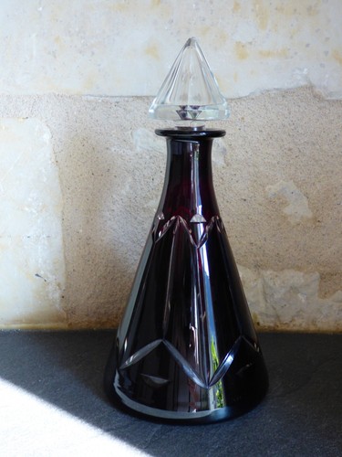 Ancienne carafe verre ou - ancienne,