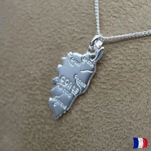 Pendentif carte corse - carte,