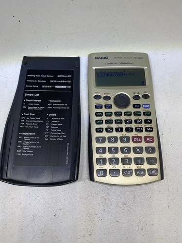 Casio 100v calculatrice - casio, fc-100v
