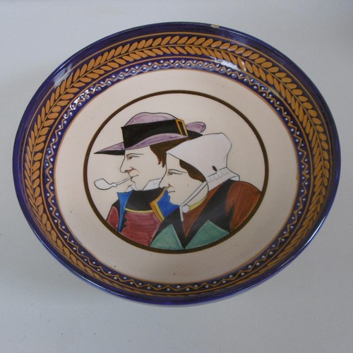 Plat ceramique henriot quimper - plat,
