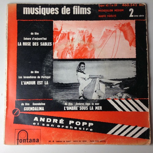 Disque 45t musiques films - disque,