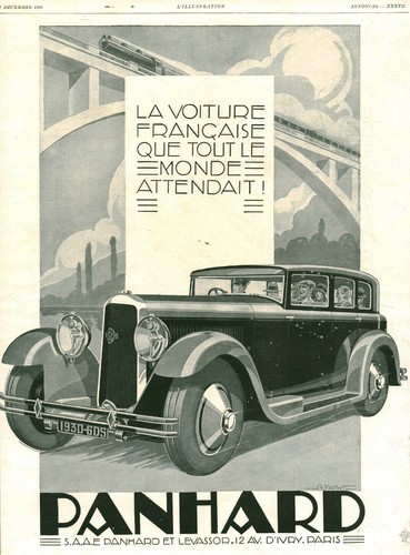 Publicité ancienne automobile