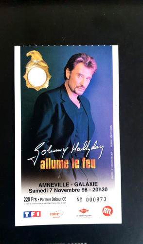 Billet ticket concert - billet, johnny