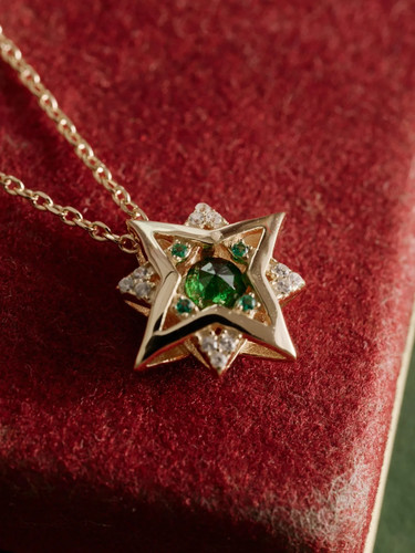 Collier pendentif étoile - pendentif,
