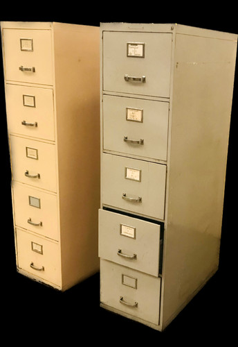 Deux classeurs bureau - classeurs, de