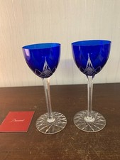 2 verres à vin overlay bleu