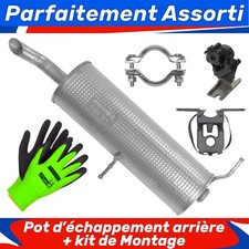 Pot d’échappement arrière