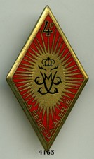 Insigne cavalerie , 4 Rgt.de