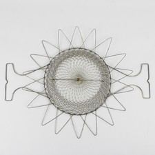 Panier À Vapeur Pliant En Maille Métallique VTG 9"