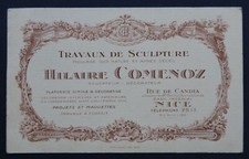 Carte de visite NICE Sculpture