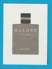 Carte publicitaire - advertising card - Allure Homme Sport de Chanel 