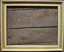 CADRE PHOTO EN BOIS CLAIR °PLI 43,5 x 34 cm, extérieur 50 x 40,5 cm ancien