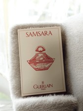 Carte publicitaire parfum ancienne collection vintage pour amateur de parfumerie