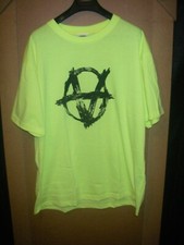 VETEMENTS t-shirt Anarchy Print green fluo vert taille XL size