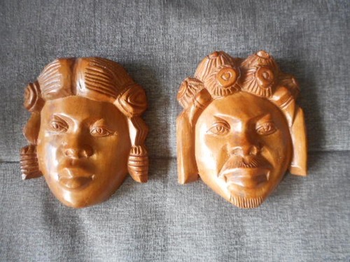 Masque africain bois - masque, ,