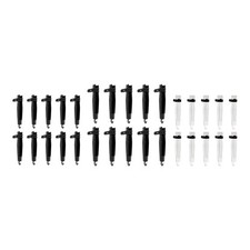 Lot de 10 protège-embouts de canne à pêche, faciles à installer, portables