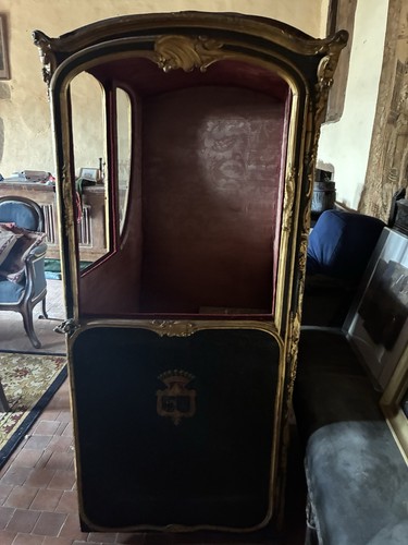 Chaise porteur xviii avec - xviii,