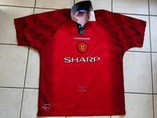 MAILLOT FOOT UMBRO MANCHESTER UNITED SHARP N°7 CANTONA TAILLE XL/D7 TBE