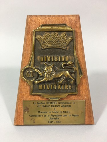Plaque murale souvenir - plaque,