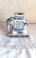 cendrier vintage en céramique éléphant - Déco retro