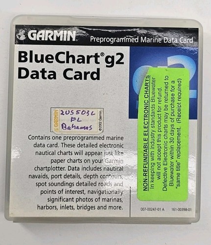Garmin bluechart data card - g2,