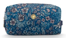Pip Studio Coco Cosmetic Bag Quilted Daisy Dreams M Blue