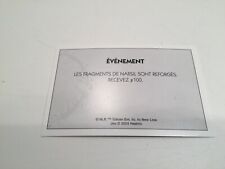 CARTE ÉVÉNEMENT LES