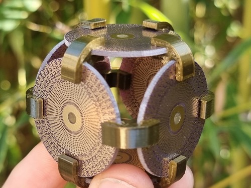 Cube cymatique 528 hz - cube, om
