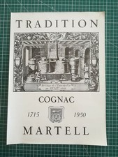 tf401 belle publicité années 50 Cognac Martell dos Biscuits Gondolo