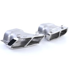 2 embouts pot chrome pour