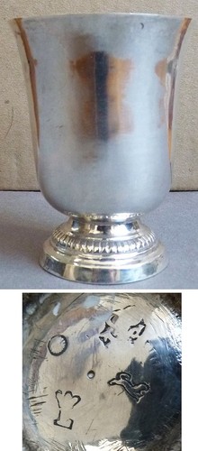 Timbale argent massif - , s