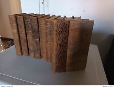 collection de 8 livres anciens des oeuvres complètes de Victor Hugo Editions Nel