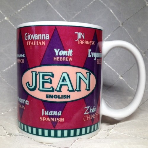 Jean name mug - name, 21