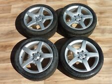 4 ROUES COMPLETES (AV/AR) AVEC PNEUS POUR MERCEDES SLK 280 / 350 PACK AMG (R171)