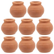  8 PCS Pots Terre Cuite Marmite En Petits Succulents De Pépinière