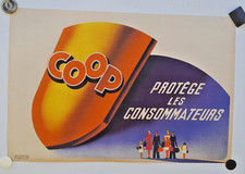 ancienne affiche 60 x 40  COOP