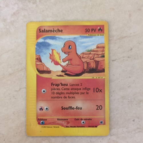 Carte pokemon salamèche 2002 - salamèche,